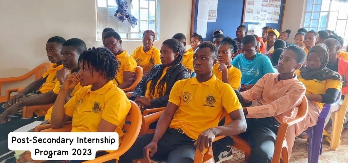 Students seated together during an internship session
