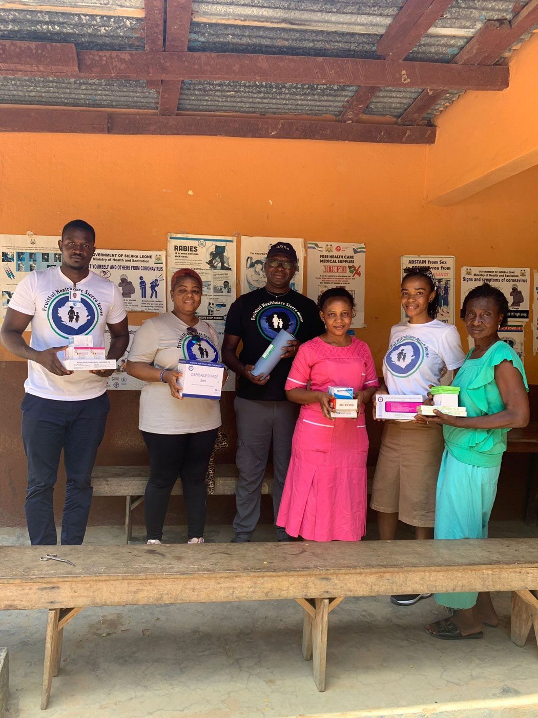 Fruitful Healthcare SL community outreach participants